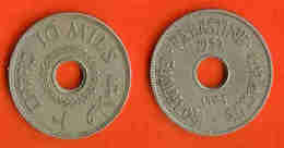 PALESTINE 1937-40 Coin 10 Mills Copper-nickel KM4 C386 - Other - Asia