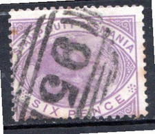 AUSTRALIE (TASMANIE) - 1880 - Timbres Fiscaux - N° 9 - 6 P. Violet - (Ornithorynque) - Used Stamps