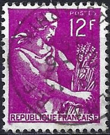 France 1957 - Mi 1149 - YT 1116 ( Reaper ) - 1957-1959 Oogst