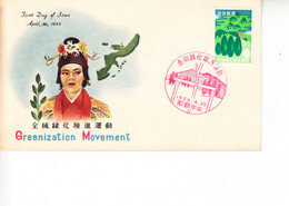 TAIWAN  1959 - FDC - Protezione Natura - Briefe U. Dokumente