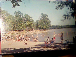 USA New York Auburn Owasco Lake Crowds Enjoying Bathing Beach At Emerson Park  VB1961  IO6528 - Parcs & Jardins