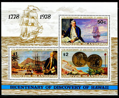 TT0423 Cook Islands 1978 Captain Cook's Voyage List Price $18 S/S MNH - Cook