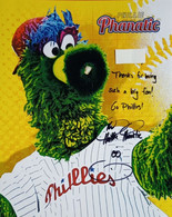 Phillie Phanatic ( Official Mascot Of Philadelphia Phillies) - Autographes