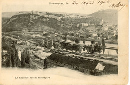 BESANCON LA CITADELLE VUE DE BEAUREGARD CHEMIN DE FER GARE SNCF 1902 - Besancon