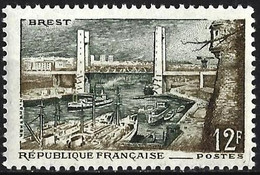 France 1957 - Mi 1144 - YT 1117 ( Brest : Bridge In Port ) MNH** - Nuevos