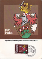 Maximum Card Coat Of Arms  Val 40    Liechtenstein 1980 - Storia Postale