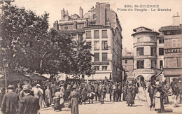 42-SAINT-ETIENNE- PLACE DU PEUPLE LE MARCHE - Saint Etienne