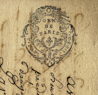 1768 GENERALITE DE PARIS JUGEMENT POUR UN CHIRUGIEN  PAIEMENT DE SOINS POUR UNE PERSONNE DECEDEE - Seals Of Generality