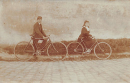 ¤¤  -   Carte-Photo Non Située De 2 Enfants Avec Leurs Vélos  -  Bicyclette      -  ¤¤ - Other & Unclassified