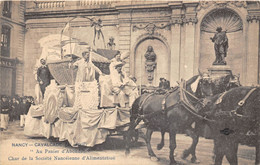 54-NANCY-CAVALCADE 21 AVRIL, "AU PANIER D'ABONDANCE " CHAR DE LA STE NANCÉIENNE D'ALIMENTATION - Nancy