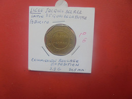 LIEGE "Commission De Roulage" Jacques Delrez Quai De La Batte N°35 Laiton  (J.2) - Notgeld