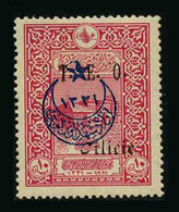 CILICIE - OCCUPATION FRANCAISE - YT 63 * - VARIETE SURCHARGE RECTO VERSO - TIMBRE NEUF * - Unused Stamps