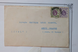 AC 12 CHINA HONG KONG  BELLE LETTRE 1936 PAR AVION  VICTORIA POUR SESTO CALLENDE ITALIA  +1 $+ AFFRANCH. PLAISANT - Covers & Documents