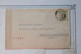 AC 12 CHINA HONG KONG  BELLE LETTRE 1936 PAR AVION  VICTORIA POUR SESTO CALLENDE ITALIA  ++ AFFRANCH. PLAISANT - Storia Postale