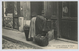 Les Petits Métiers De Paris. La Chiffonnière. J. H. 912. Carte Neuve. TB - Artisanry In Paris