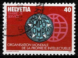Schweiz 1982,Michel# OMPI 1 + 3 O OMPI-Symbols - Used Stamps
