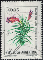 Argentine 1985 Oblitéré Used Plante Fleurs Tillandsia Aeranthos Oeillet De L'air Y&T AR 1474 SU - Used Stamps