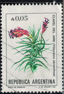 Argentine 1985 Oblitéré Used Plante Fleurs Tillandsia Aeranthos Oeillet De L'air Y&T AR 1474 SU - Gebruikt