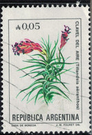 Argentine 1985 Oblitéré Used Plante Fleurs Tillandsia Aeranthos Oeillet De L'air Y&T AR 1474 SU - Gebraucht