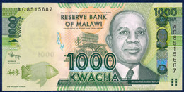 MALAWI 1000 KWACHA P-62a Bank Lilongwe, Hastings Kamuzu Banda - Mzuzu Maize Silos 2012 UNC - Malawi