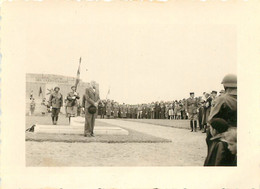 REGIMENT DE CHARS CEREMONIE ANNUELLE DE BERRY AU BAC 1938 PHOTO ORIGINALE 10 X 7 CM - War, Military