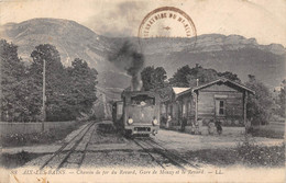 73-AIX-LES-BAINS- CHEMIN DE FER DU REVARD GARE DE MOUXY ET LE REVARD - Aix Les Bains