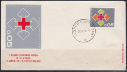 Yugoslavia 1966 Red Cross Surcharge FDC - FDC