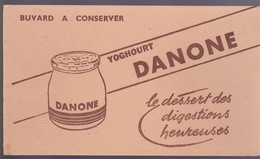 BUVARDS -   YOGHOURT DANONE (MARRON) - Lattiero-caseario