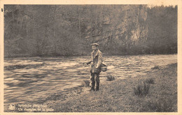 ¤¤  -  BELGIQUE   -  HOUFFALIZE  -  SPITANCHE  -  Un Chevalier De La Gaule   -  Pêcheur De Truite  - Pêche     -  ¤¤ - Houffalize