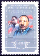 GUINEA 2016 - 1v - MNH - Martin Luther King - Nobel Prize - Peace - Racism - Frieden Paix - Paz - Pace - Vrede Malcolm X - Martin Luther King