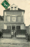 Pont Sur Yonne * Façade Hôtel Restaurant Café Des Glaces , MARIENNE Propriétaire - Pont Sur Yonne