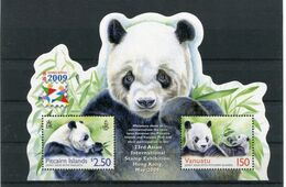 Pitcairn - Block Nr. 52 - "Intern. Briefmakenausstellung HONG KONG / Panda" ** / MNH (aus Dem Jahr 2009) - Pitcairneilanden
