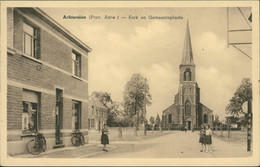 BE OLEN / Achterolen - Kerk En Gemeenteplaats / CARTE ANIMEE - Olen