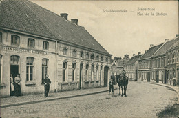 BE OOSTERZELE / Scheldewindeke - Rue De La Station / CARTE ANIMEE - Oosterzele