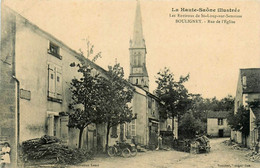 Bouligney * Rue De L'église * Automobile Ancienne Type Modèle Marque ? - Other & Unclassified