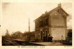 Bengy Sur Craon * Vue Sur La Gare * Ligne Chemin De Fer - Other & Unclassified