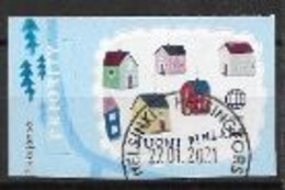 Finlande 2020 Timbre Oblitéré Bienvenue Au Village - Used Stamps