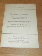 Katalog Zur Sammlung J. Aufsesser , 1912, Versteigerung , Auktion , Friedrich Der Große Und Seine Zeit, Gemälde , Bilder - Olii