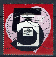 France, 2,16€, Cœur De Chanel N°5, Saint-Valentin, 2021, Obl, TB - Used Stamps