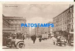 181959 AUSTRIA WIEN CARINTNER STREET AUTOMOBILE & TRAMWAY POSTAL POSTCARD - Sin Clasificación