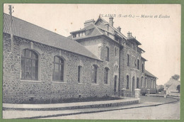 CPA  Vue Rare - YVELINES - PLAISIR - MAIRIE ET ÉCOLES - édition A. Bourdier - Plaisir