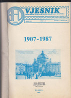 CROATIA, 1987, STAMP MAGAZINE "VJESNIK", # 1/2; 3/4; 5/6; 7/8; 9/10; 11/12 + - Other & Unclassified