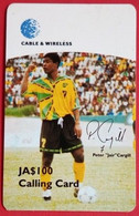 J$100 Peter Cargill ( Jamaican Football Player ) - Jamaica