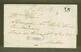 Portugal, 1847, Coimbra-Lisboa - ...-1853 Vorphilatelie