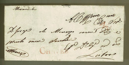 Portugal, 1812, Chaves-Lisboa, Carimbo "CART" No Verso - ...-1853 Préphilatélie