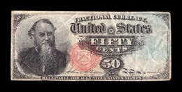 Estados Unidos United States 50 Cents 1863 Pick 120 MBC+ VF+ - 1863 : 4° Edición