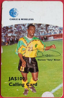 J$100 Durrent Brown ( Jamaican Football Player ) - Jamaïque