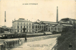 Salindres * Route Et Vue Sur Les Usines De Produits Chimiques * Industrie Cheminée - Sonstige & Ohne Zuordnung