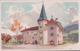 Rougemont VD, Le Château, Publicité Chocolat Peter & Cailler, Litho (523) Trou D'épingle - Rougemont