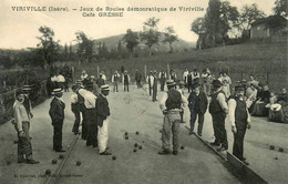 Viriville * Jeux De Boules Démocratique , Café GRESSE * Pétanque Sport Boulistes Boulodrome - Viriville